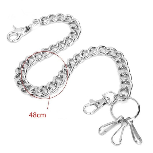 Biker Wallet Chain Mens Pants Chain Heavy Duty Metal Keychain for Jeans
