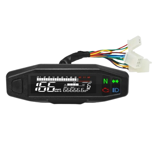 Universal Digital Motorcycle Odometer Speedometer Gauge Meter