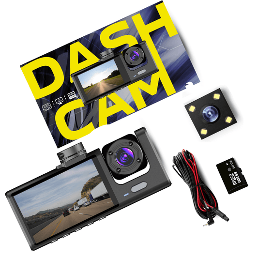 Omni 360 Degree Dash Cam with Full HD Recording and Night Vision