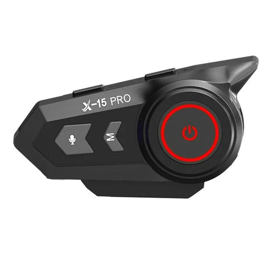 X-15 Pro Motorcycle Bluetooth Intercom Helmet Headset