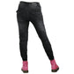 Womens Reinforced Motorcycle Jeans Durable Biker Denim Pants