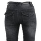 Womens Reinforced Motorcycle Jeans Durable Biker Denim Pants
