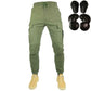 Mens Motorcycle Riding Jogger Pants Durable Biker Performance Trousers