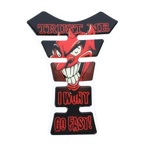Motorcycle Gas Tank Protector Devil Skull Design