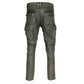 Mens Leather Motorcycle Riding Pants Biker Trousers