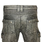 Mens Leather Motorcycle Riding Pants Biker Trousers