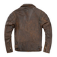 Brown Genuine Cowhide Leather Blazer Jacket