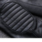 Mens Black Leather Biker Jacket Perfecto Style Motorcycle Coat