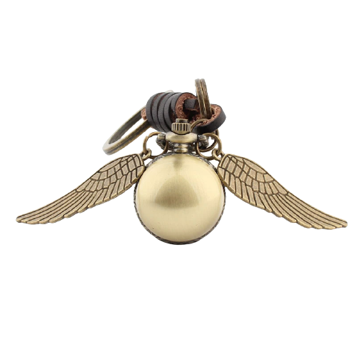 Golden Snitch Motorcycle Keychain Harry Potter Inspired Motorbike Key Ring