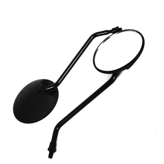 Round Motorcycle and Scooter Side Mirrors Universal Fit Rearview Mirrors