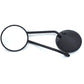Round Motorcycle and Scooter Side Mirrors Universal Fit Rearview Mirrors
