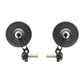 Round Bar End Motorcycle Mirrors Pair Universal Vintage Style