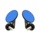 Round Bar End Motorcycle Mirrors Pair Universal Vintage Style