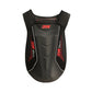 Black and Red Hard Shell Motorcycle Backpack