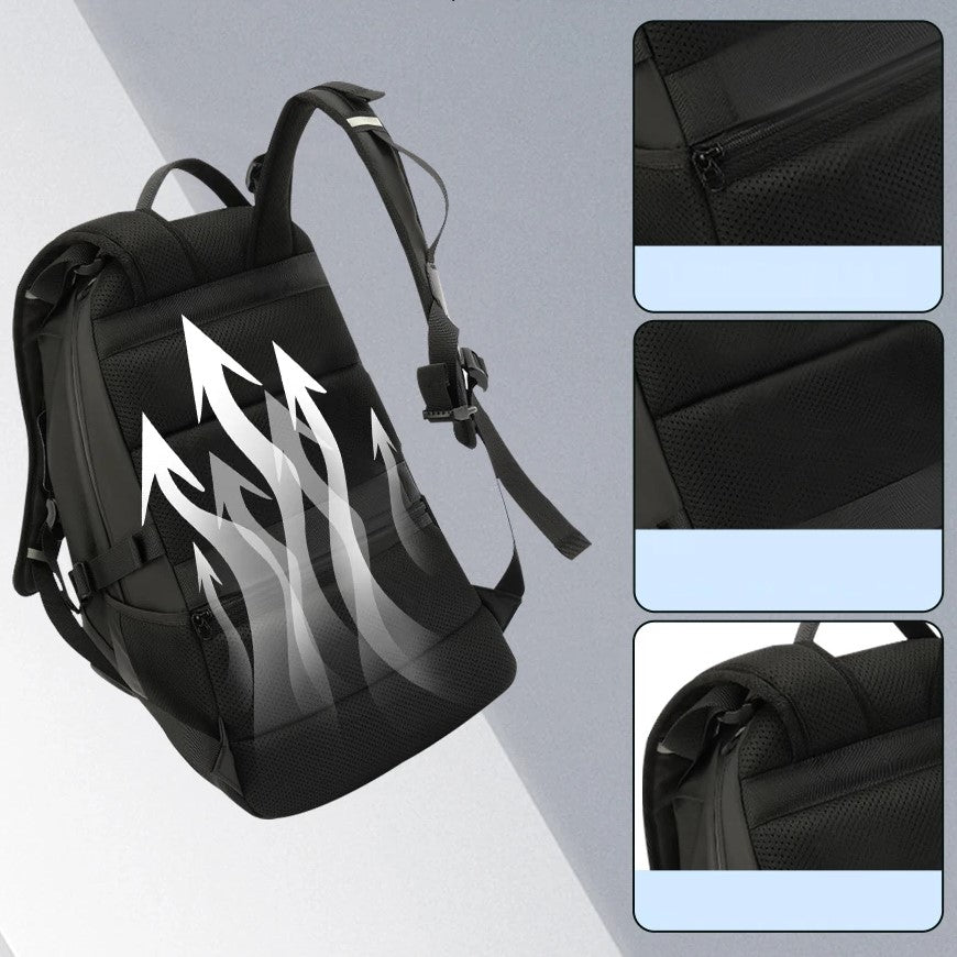 Waterproof Motorcycle Helmet Backpack Compatible with Moto Gear Storage