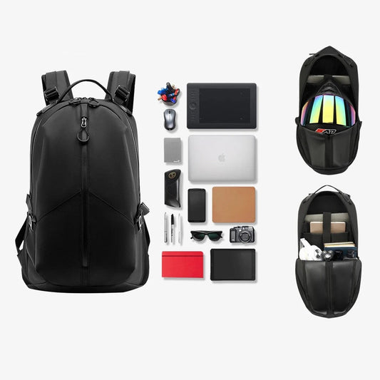 Waterproof Motorcycle Helmet Backpack Compatible with Moto Gear Storage