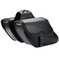 Leather Motorcycle Side Saddle Bag Rider Shoulder Bag