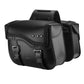 Waterproof 30L Leather Motorcycle Saddle Side Bag