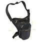 Carbon Fiber Motorcycle Leg Bag Tactical Rider Thigh Pack