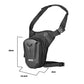 Motorcycle Leg Bag Fabric and Carbon Fiber Lightweight Sling Pouch