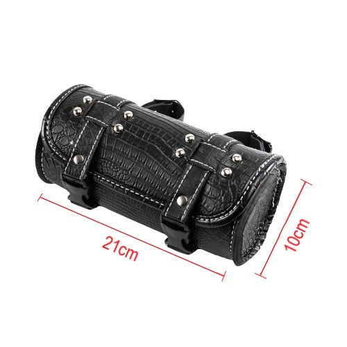 Motorcycle Fork Bags Crocodile Pattern Fork Pouch for Bikes