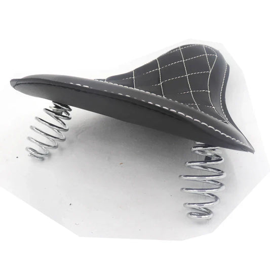 Chopper Motorcycle Seat with Rivets Custom Bobber Saddle