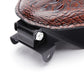 Brown Leather Solo Motorcycle Seat