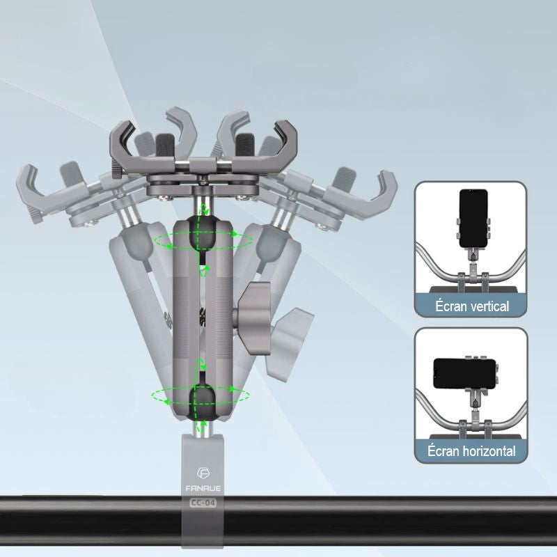 Motorcycle Phone Mount Holder by Fanaue