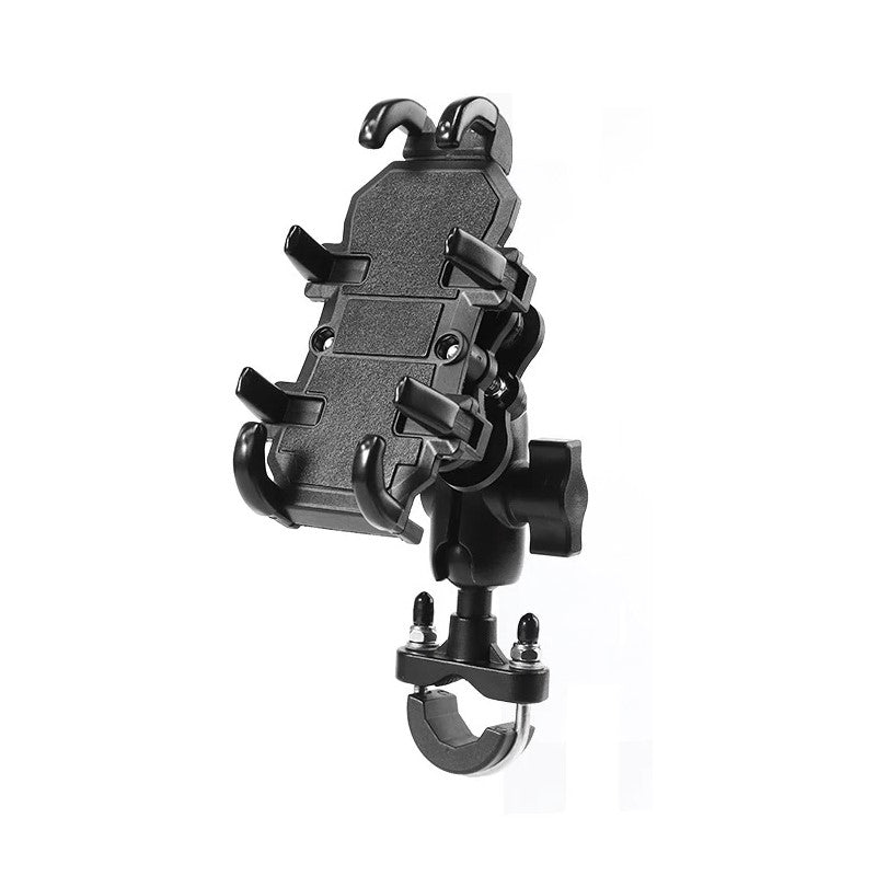 Motorcycle Phone Mount Anti Vibration Secure Holder Universal Cell Phone GPS Cradle