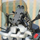 Motorcycle Phone Mount Anti Vibration Secure Holder Universal Cell Phone GPS Cradle