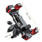 Motorcycle Phone Mount Quick Release Clamp Holder Adjustable Grip Cell Phone Bracket