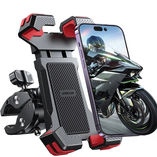 Motorcycle Phone Mount Quick Release Clamp Holder Adjustable Grip Cell Phone Bracket