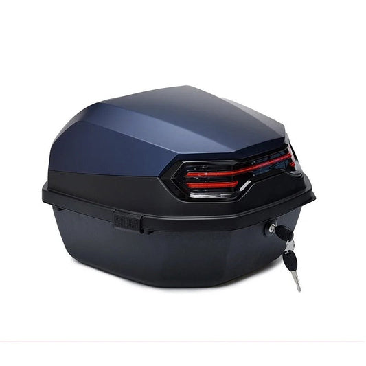 30L Navy Blue Motorcycle Top Case Storage Box
