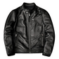 Slim Biker Leather Blazer Jacket for Men