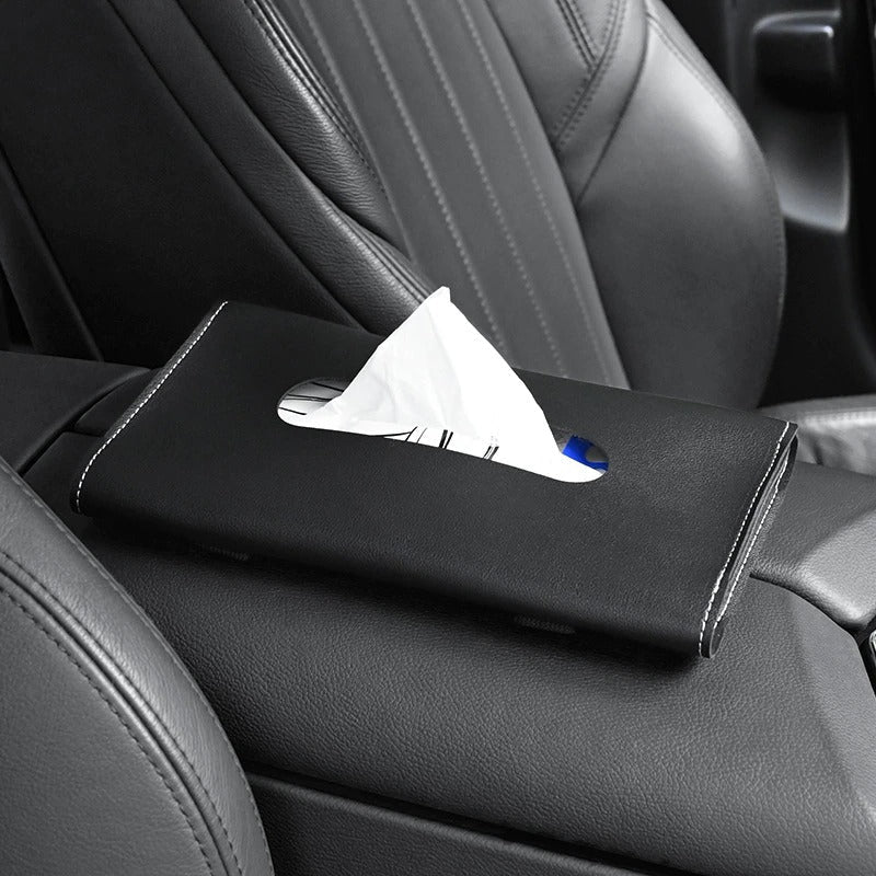 Car Sun Visor Tissue Box Holder Organizer