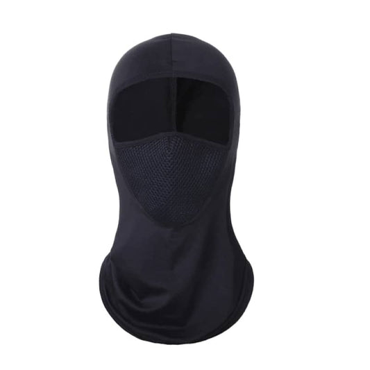 Motorcycle Balaclava Black Lycra Lightweight Face Mask