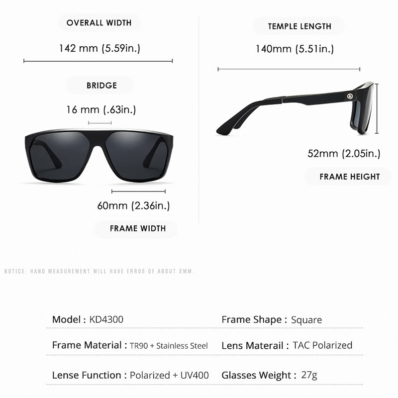 F1 Pilot TR90 Polarized Motorcycle Riding Sunglasses