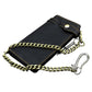 Biker Wallet Hildee Durable Leather Motorcyclist Wallet RFID Blocking