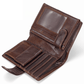 Leather Biker Wallet Mens Motorcycle Riding RFID Blocking Wallet