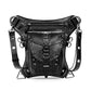 Womens Leather Motorcycle Thigh Bag Adjustable Riding Leg Purse