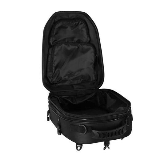 Black Motorcycle Seat Bag Saddle Storage Pouch
