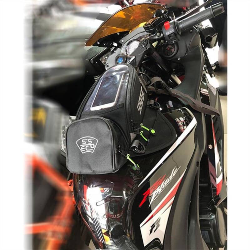 Quick Release Motorcycle Tank Bag Magnetic Mount Storage Organizer