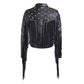 Womens Leather Biker Jacket Motorcycle Jacket for Women